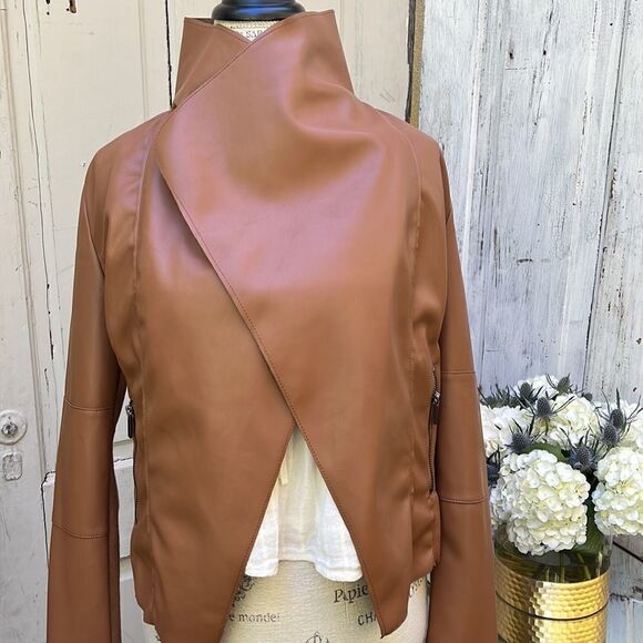 BAGATELLE FAUX LEATHER JACKET. Size S NWOT - Picture 2 of 6